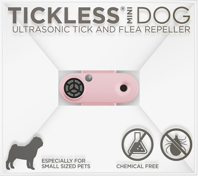Zdjęcia - Odstraszacz owadów i zwierząt Ładowalny Mini Pies Tickless - Różowy