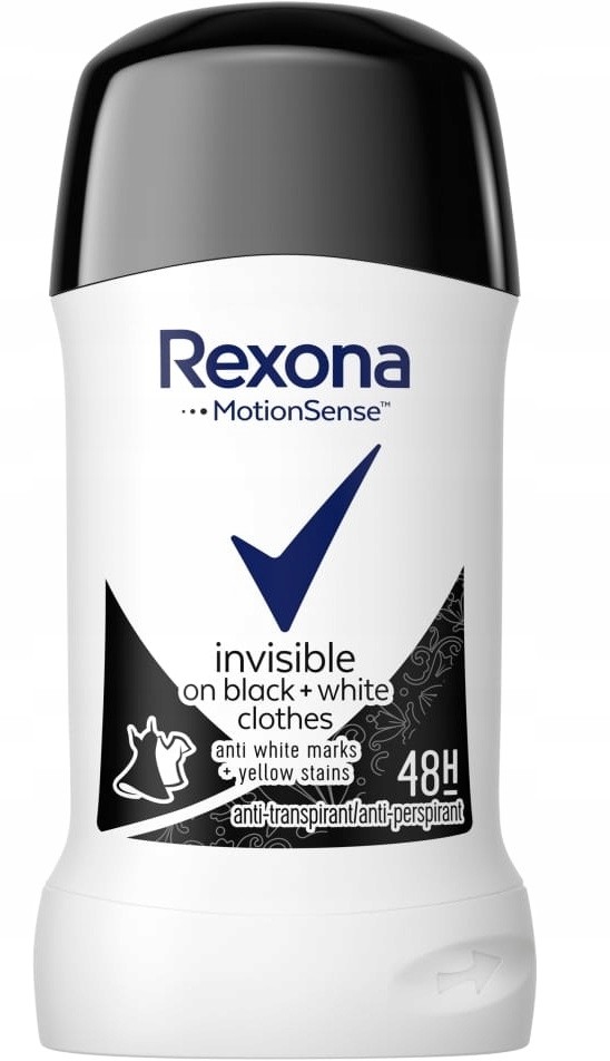 Rexona Invisible black and white w sztyfcie 40ml