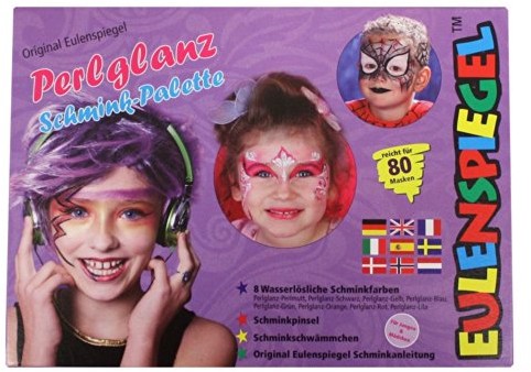 Eulenspiegel Profi-Schminkfarben GmbH Eulenspiegel 208021  perłowy połysk makijażu Palette 4028362208021
