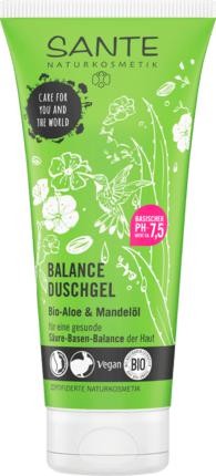 Sante (kosmetyki) ŻEL POD PRYSZNIC BALANCE ALOES I OLEJEK MIGDAŁOWY ECO 200 ml -
