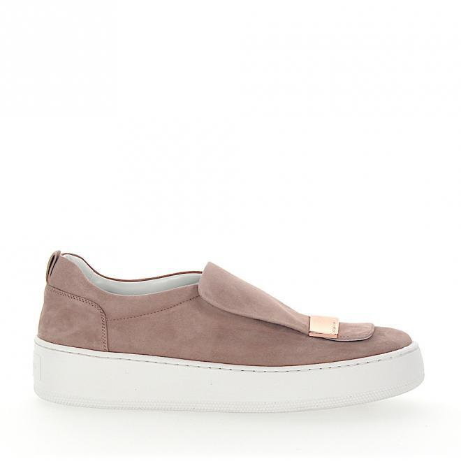 Sergio Rossi Sergio Rossi Slip-On Sneakersy A79290 zamsz beżowe róż