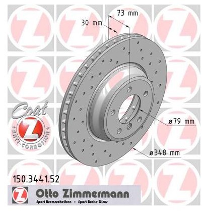 Zimmermann Tarcza hamulcowa 150.3441.52