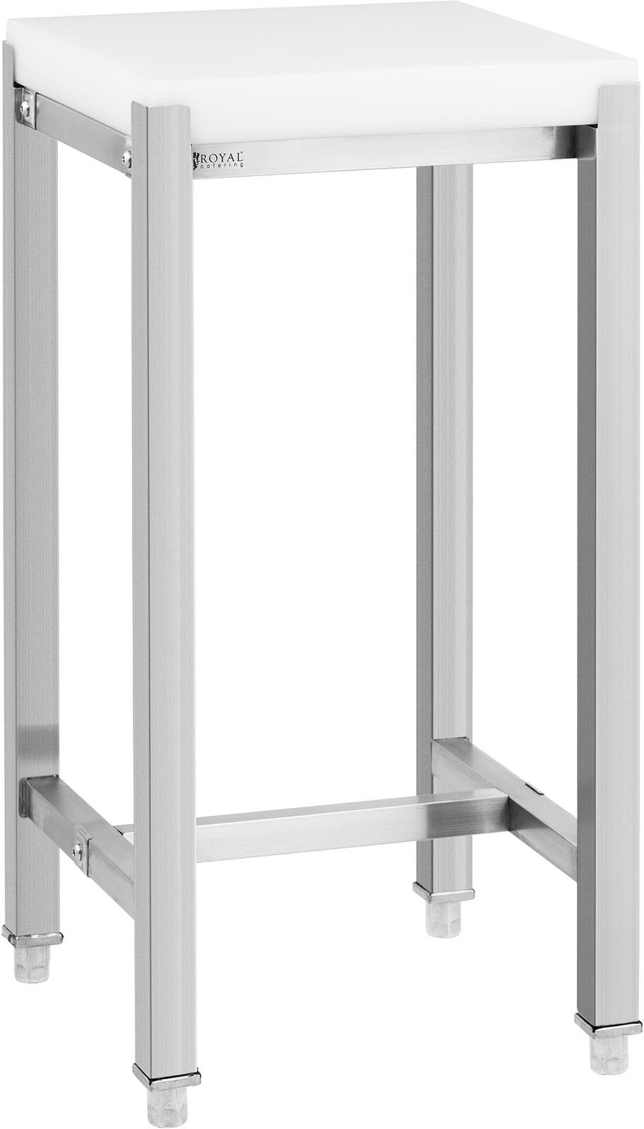 Royal Catering Kloc masarski 40 x 40 cm  wys robocza 80 cm RCBC-01