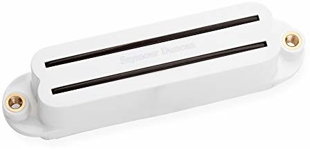 Seymour Duncan SHR-1B-W Humbucker Single Size Hot Rails Strat Pickup do gitary elektrycznej biały ESD SHR-1B-W