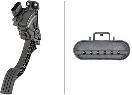 HELLA 6PV 010 946-161 Czujnik, pozycja pedału gazu - dla pojazdów z kierownicą po prawej stronie - Skrzynia biegów manualna 6PV 010 946-161