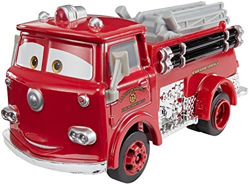 Disney Pixar Cars Mattel Disney Cars fjj00  Disney Cars 3-Cast Deluxe, czerwony
