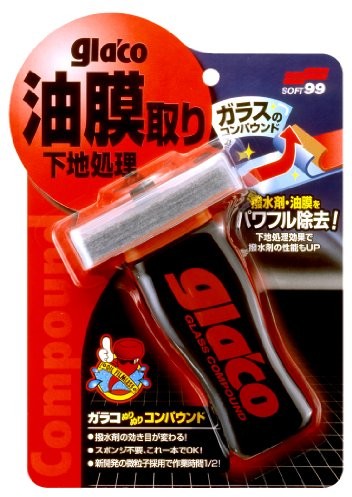 Soft soft99 glaco Glass Compound Roll on myjka do szyb polski środek do czyszczenia szkła 100 ML 04101