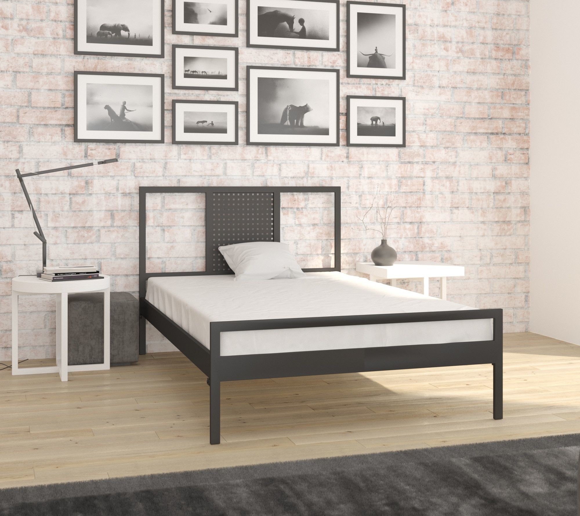 Lak System Łóżko metalowe 100x200 wzór 41 10020041