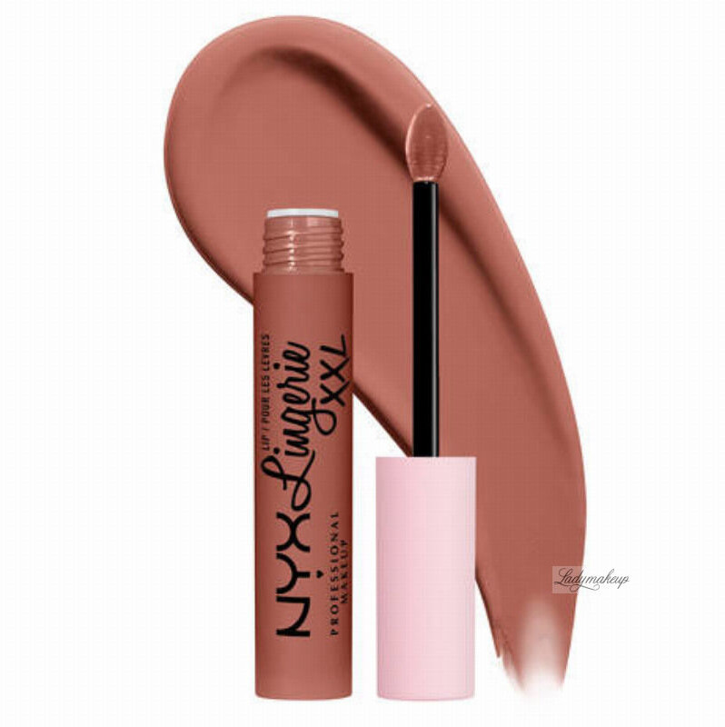 NYX Professional Makeup Professional Makeup - Lip Lingerie XXL Matte Liquid Lipstick - Matowa pomadka do ust w płynie - 4 ml - 25 - CANDELA BABE