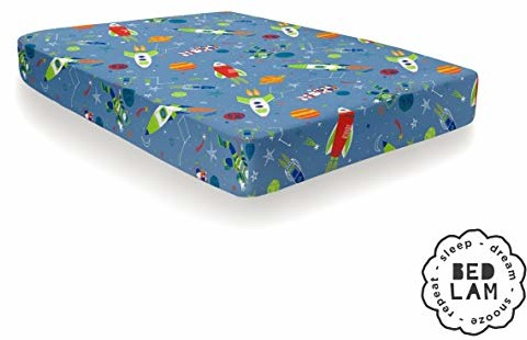 Bedlam SRCBE4DPGU prześcieradło z gumką, niebieskie, Fitted Sheet