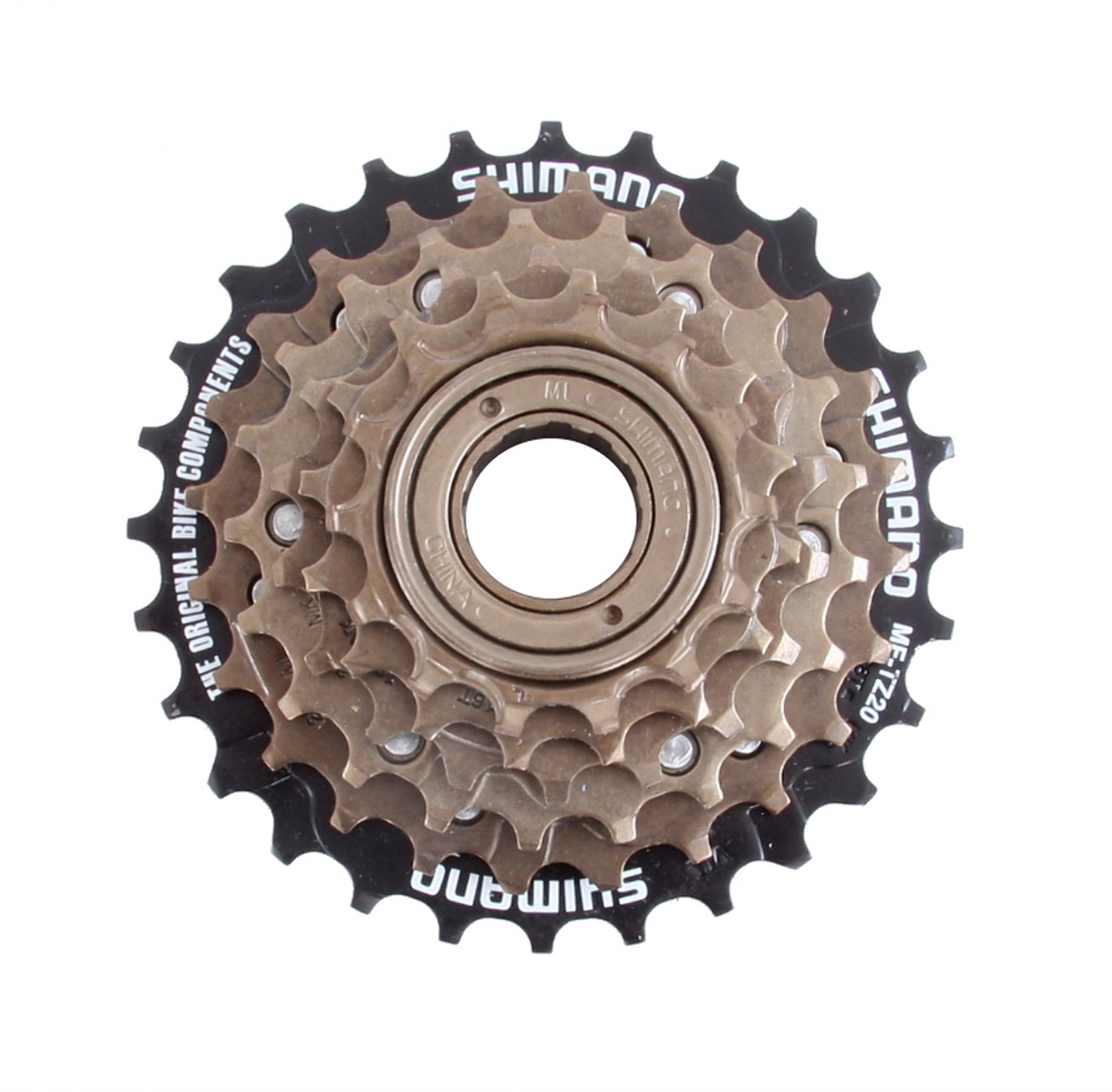 SHIMANO Wolnobieg MF-TZ20 brązowy / Ilość biegów: 6 / Stopniowanie: 14-28 / Wersja zestawu: podstawowy AMFTZ206428T