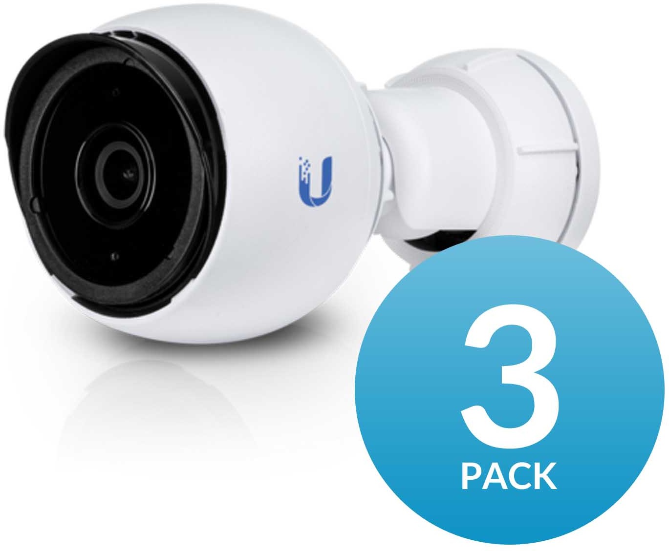 Ubiquiti Networks UniFi Protect G4-Bullet Camera 3-pack UVC-G4-Bullet-3) UVC-G4-Bullet-3