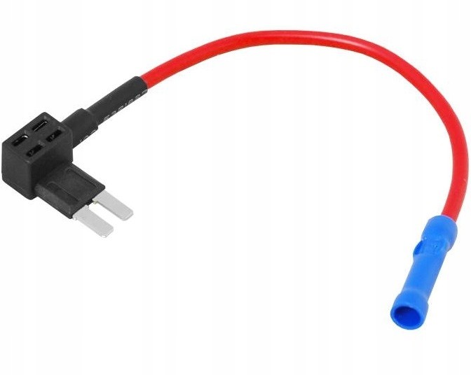 Rozgałęźnik Prądu DC Gniazd Bezp. Nożowy Mini