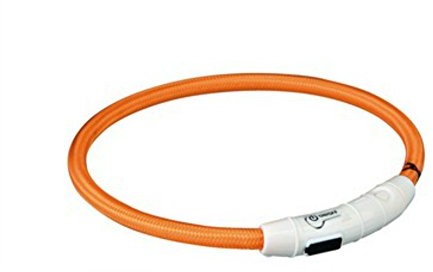 Trixie Pierścień świecący Flash USB L XL (65 cm/ 7 MM) Pomarańczowy 12705
