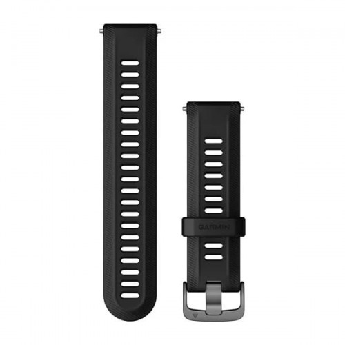 Garmin Silikonowy pasek do Forerunner 955 - czarny z popielatym zapięciem [010-11251-3S] 010-11251-3S