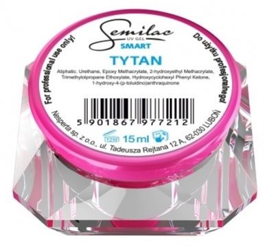 Semilac UV GEL SMART Tytan 15 ml 5901867977212