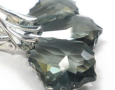 Arande OKAZJA SWAROVSKI duży komplet SREBRO 22 Black 1228032305