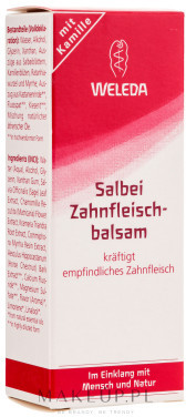Weleda Szałwiowy balsam do dziąseł - Salbei Zahnfleischbalsam Szałwiowy balsam do dziąseł - Salbei Zahnfleischbalsam