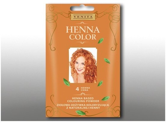 Venita HENNA COLOR Ziołowa Odżywka koloryzująca nr 4 CHNA 30 g