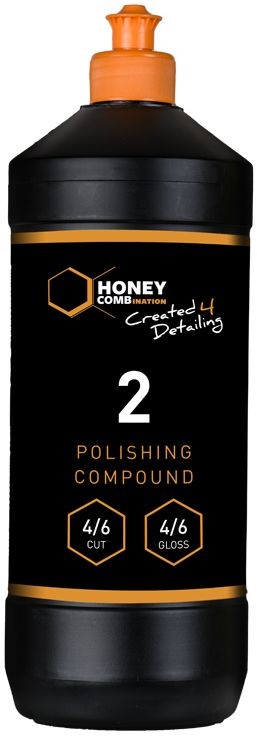 Honey combination Honey Combination Polishing Compound 2  średnio ścierna pasta polerska, baza wodna 1l HON000081