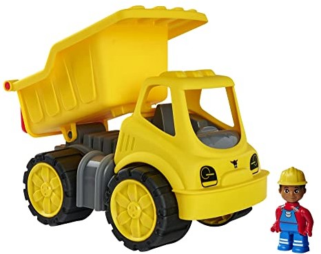 BIG Spielwarenfabrik Spielwarenfabrik 800054836 Power-Worker wywrotka + figurka, żółta 800054836