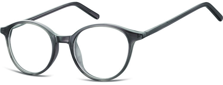Sunoptic Oprawki zerówki korekcyjne lenonki Unisex AC23B ciemny szary AC23B