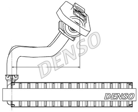 DENSO Parownik, klimatyzacja DEV09020