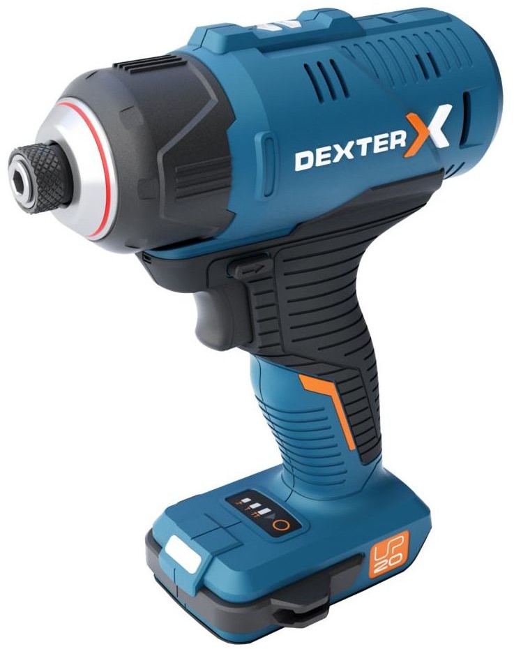 DEXTER Bezprzewodowy wkrętak udarowy 20 V 0 Ah Litowo-jonowa DEXTER