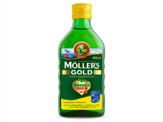 MÖLLER'S tran norweski gold, 250 ml