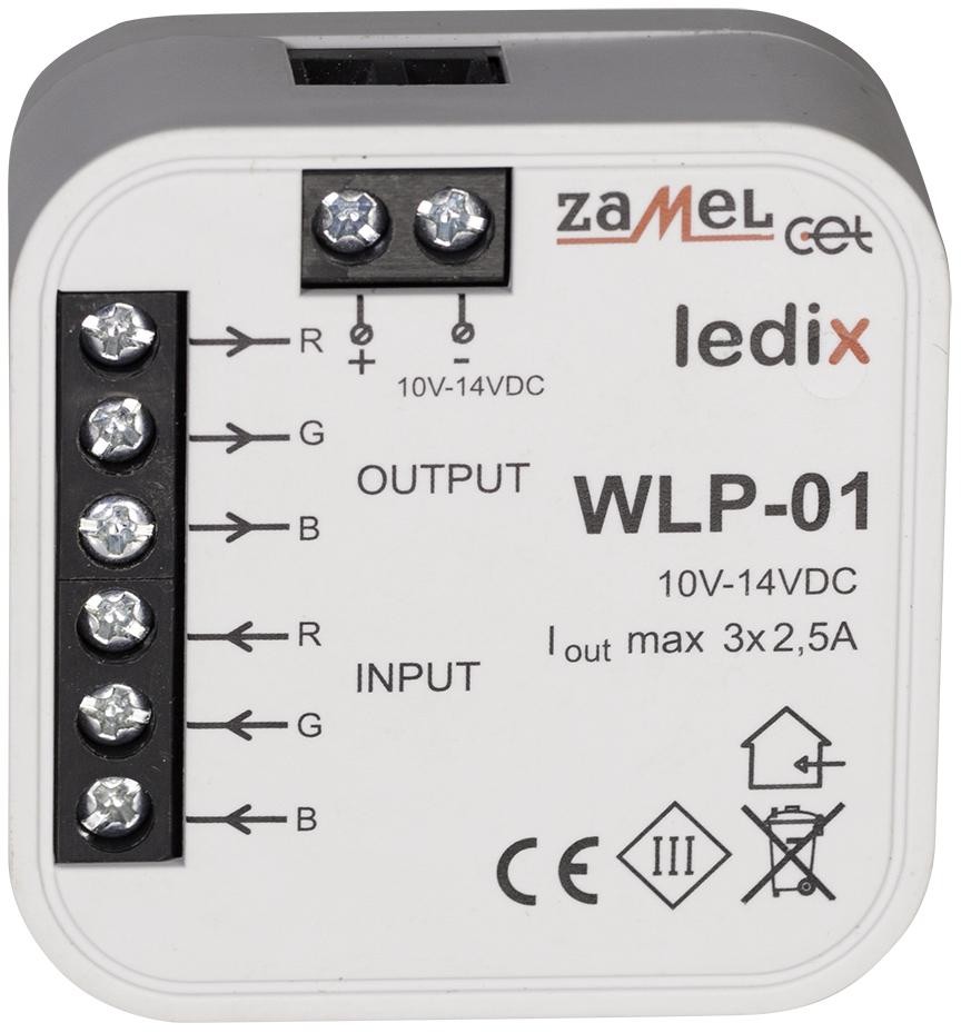Zamel Ledix wzmacniacz RGB dopuszkowy WLP-01 LDX10000012