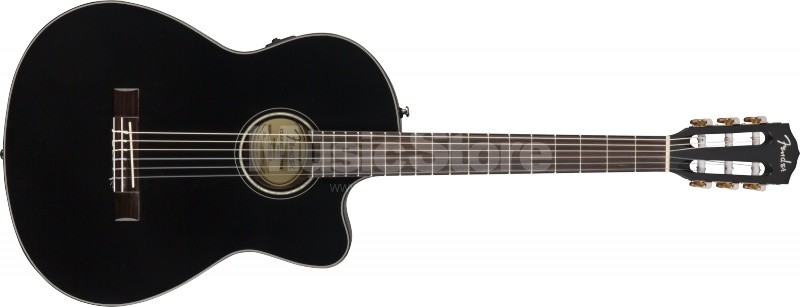 Fender CN-140SCE Nylon Thinline Black