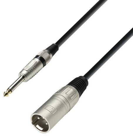 ah Cables K3 MMP 0100 przewód do mikrofonu XLR męski, jack mono 6,3 mm K3MMP0300