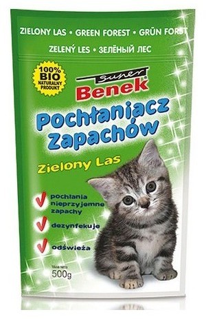 Benek Benek Pochłaniacz zapachów - zielony las 0,45kg