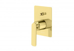 Kohlman QW210EGD EXPERIENCE GOLD Podtynkowa bateria wannowo-prysznicowa z dwoma wyjściami
