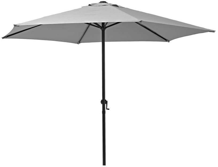 Parasol ogrodowy 262 cm POLAR antracytowy okrągły