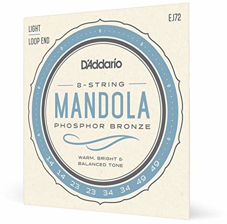 D'Addario D'Addario EJ72 lekkie 14-49 struny mandola - brąz fosforowy EJ72