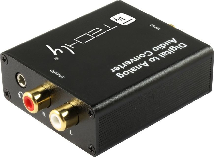 Techly Przetwornik DAC Toslink Coaxial do Analog RCA L/R i 3.5mm IDATA SPDIF-9