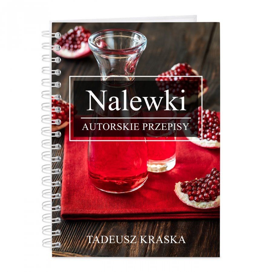 Murrano Przepiśnik kołonotatnik na przepisy z nadrukiem dla niego na nalewki KZ-COOK-003