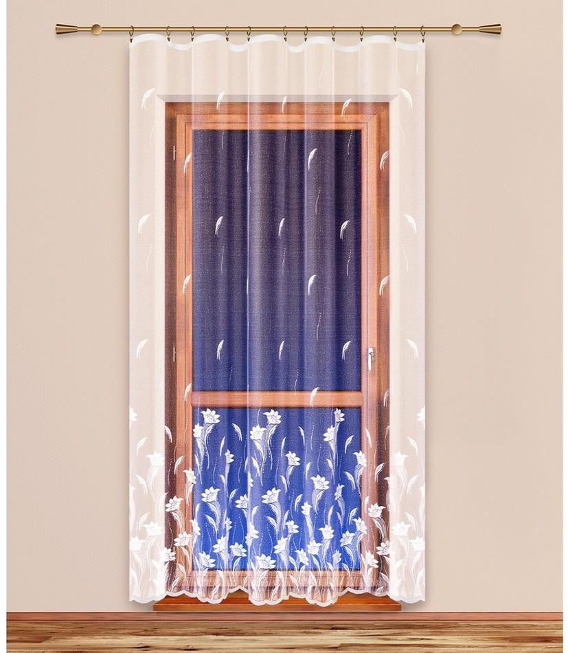 4Home Firana Flowers garden prosta, 200 x 250 cm