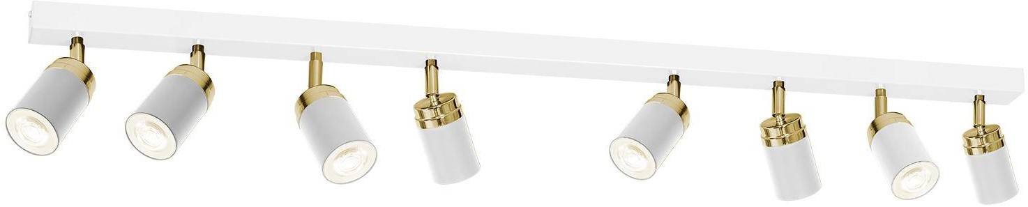 Luminex Spot Reno white/gold 8 5159