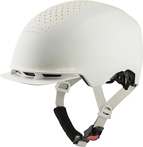 Alpina Unisex - Dorośli, IDOL Kask rowerowy, off-white matt, 52-56 cm A9776112