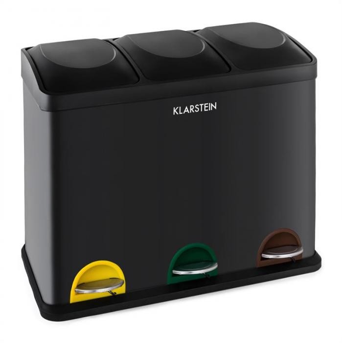 FENIKS Klarstein Klarstein Ökosystem pojemnik pedałowy separator 45l (2 x 15 L) KG11-Ökosystem-B