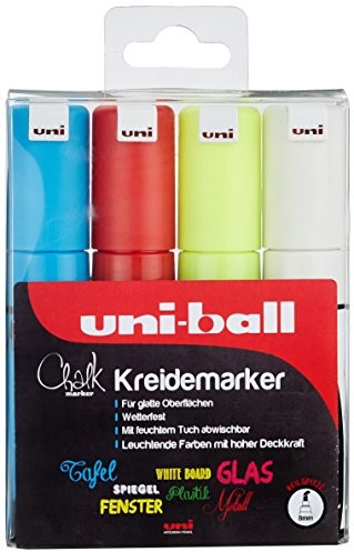uni-ball Uni-Ball  Chalk marker PWE-8 K, 8 MM 4 szt. 186404