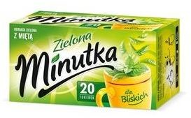 Minutka Herbata Zielona Miętowa 1.4g * 20 torebek SMIN.3300