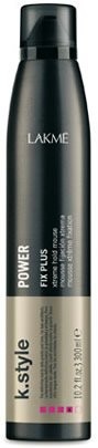 lakmé K. Style Fix Plus  Power Extreme Hold Mousse bardzo Fixing Mousse w ekstremalnych warunkach i długotrwałą przyczepność  300 ML