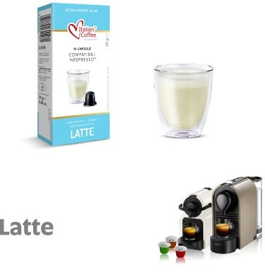 Italian Coffee Latte (mleko w proszku) kapsułki do Nespresso - 10 kapsułek