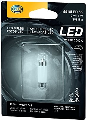 Hella 8 GL 178 560  561 żarówka, lampa Pokojowy 6418LED 5K