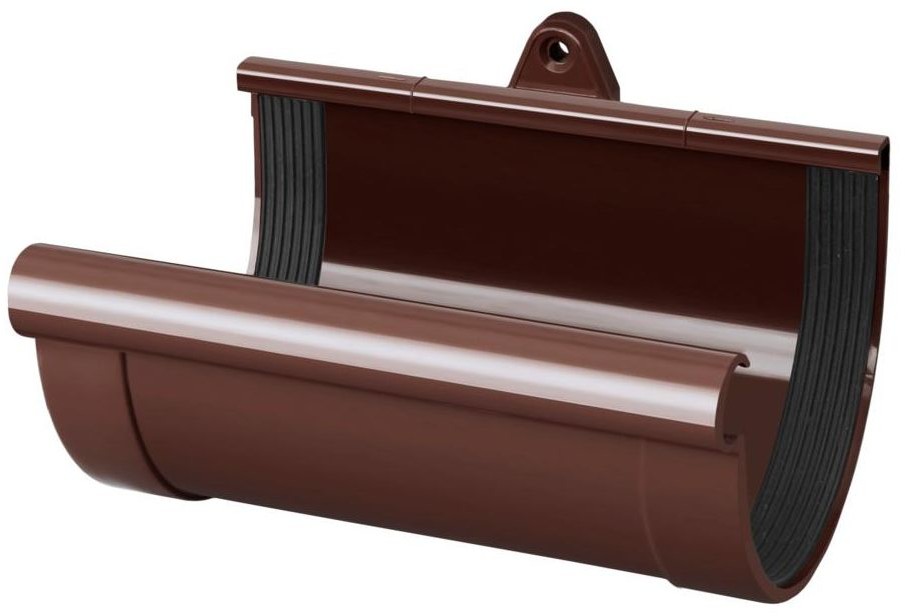 Złączka rynnowa 130 mm Brąz