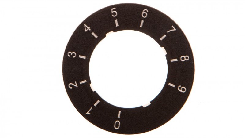 Siemens SIRIUS ACT Etykieta do potencjometru 0 do 9 3SU1900-0BG16-0RT0 3SU1900-0BG16-0RT0