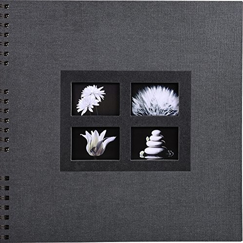 Exacompta 16841e Passion Spiral Album, czarna, 32 x 29,5 x 5 cm 16841E